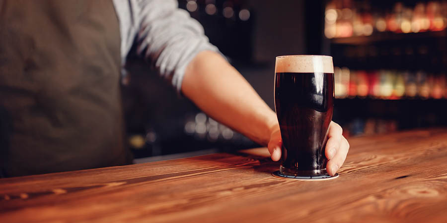 Learning to pull the perfect pint of Guinness in Galway