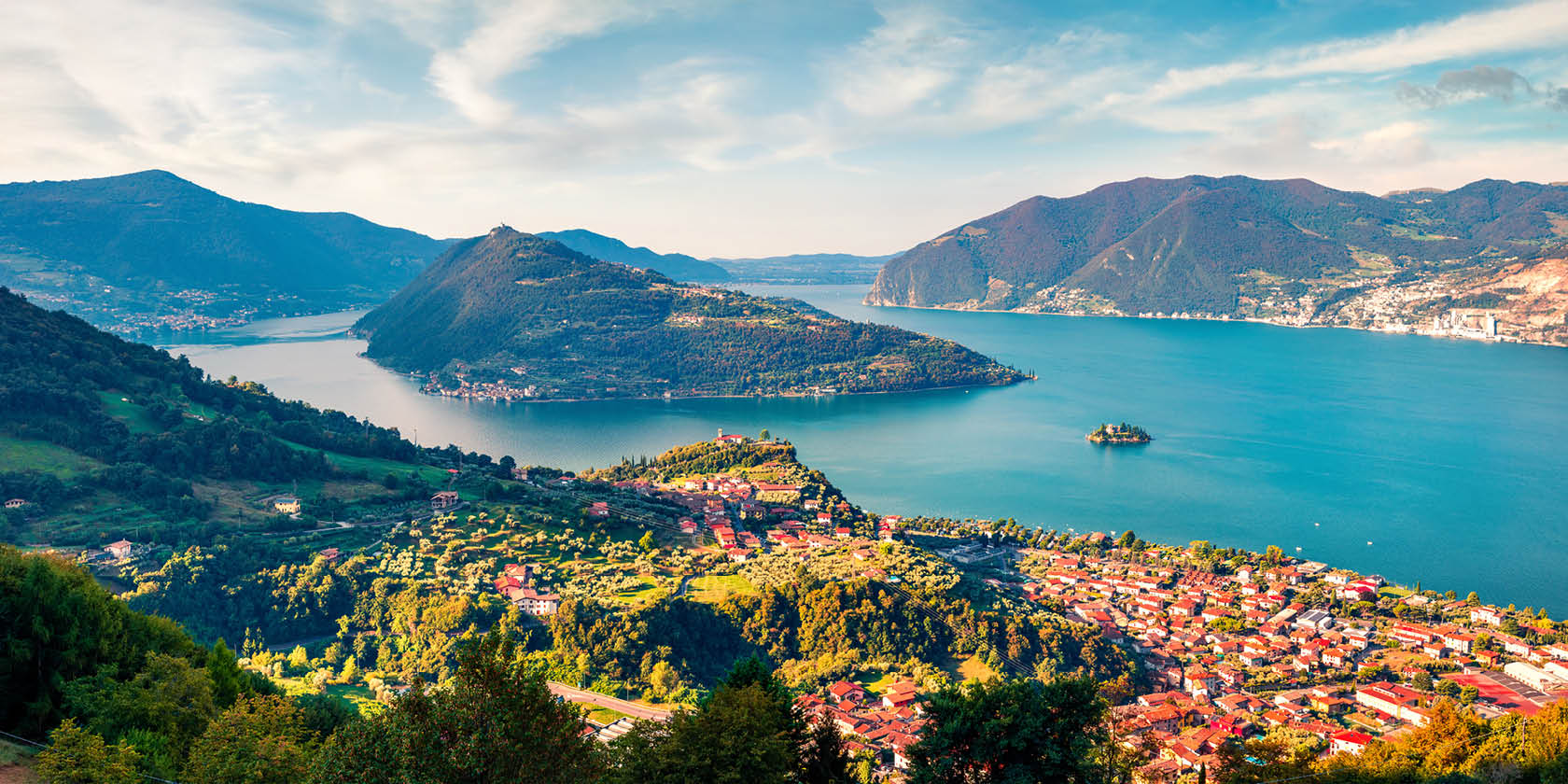 Winter beauty beside lakes & cities